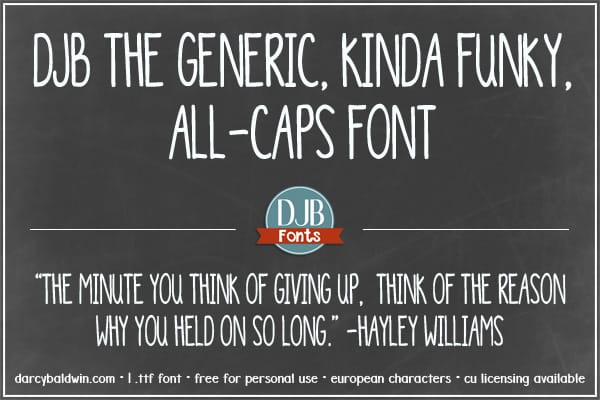 Djbfonts Generic