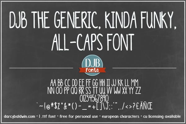 Djbfonts Generic3