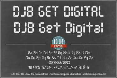 Djbfonts Getdigital3