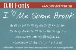 Djbfonts Brook3