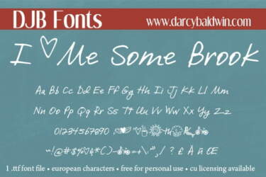 Djbfonts Brook3