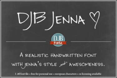 Djbfonts Jenna3