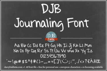 Djbfonts Journalingfont 3