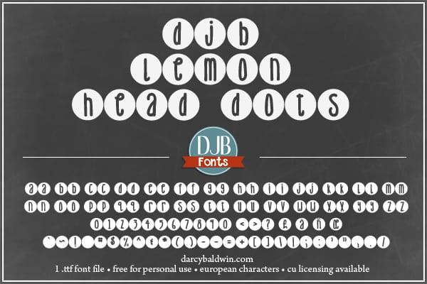 DJB Lemon Head Dots