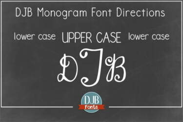 Djbfonts Asimplemonogram5