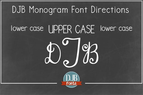 Djbfonts Asimplemonogram5