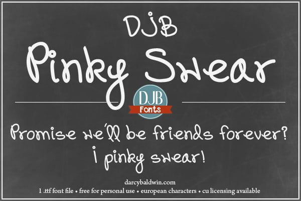 Djbfonts Pinkswear Soc