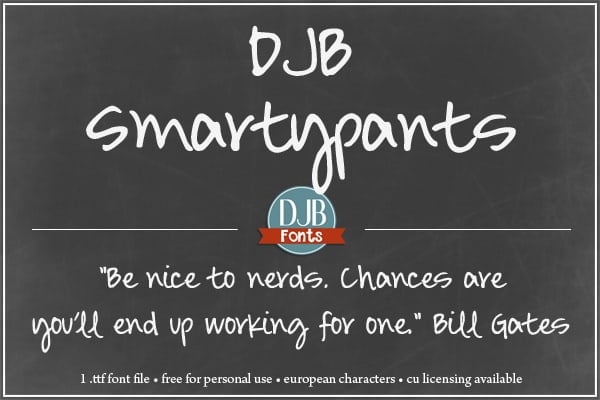 Djbfonts Smartypants2