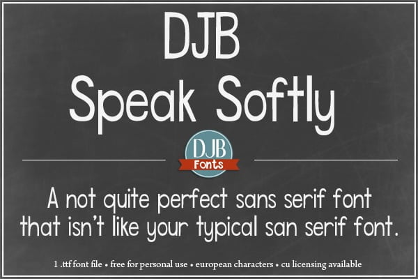 Djbfonts Speaksoftly2