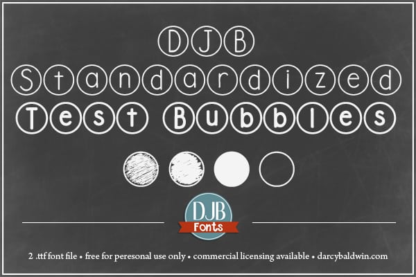 Djbfonts Standardizedtest 2