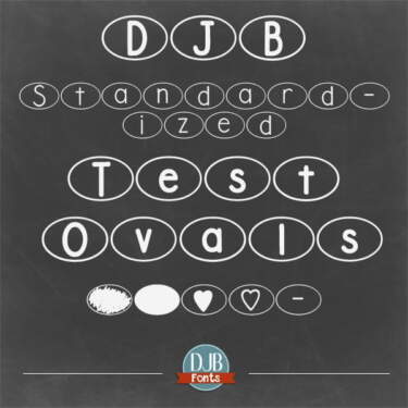 Djbfonts Standardizedtestovals