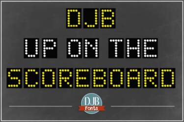 Djbfonts Uponthescoreboard 4