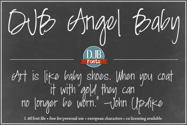 Djbfonts Angelbaby2a