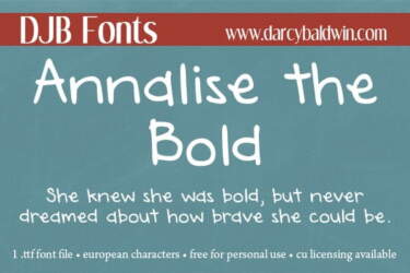 Djbfonts Annalise2