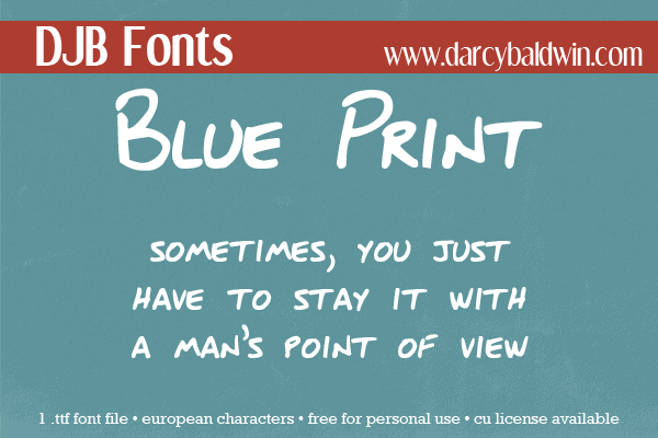 Djbfonts Blueprint