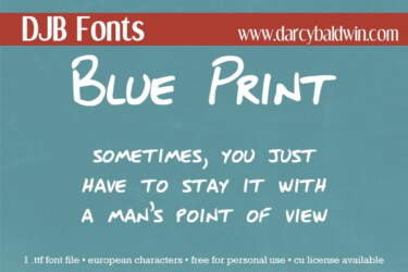 Djbfonts Blueprint3