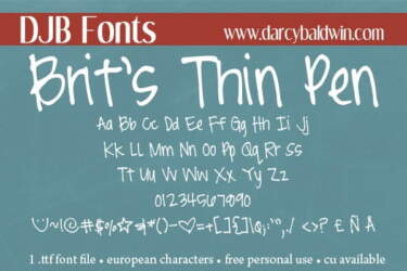 Djbfonts Britsthinpen3
