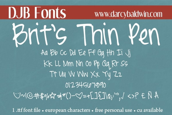 Djbfonts Britsthinpen3