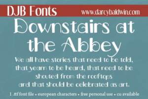 Djbfonts Downstairs2