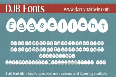 Djbfonts Eggsellent3
