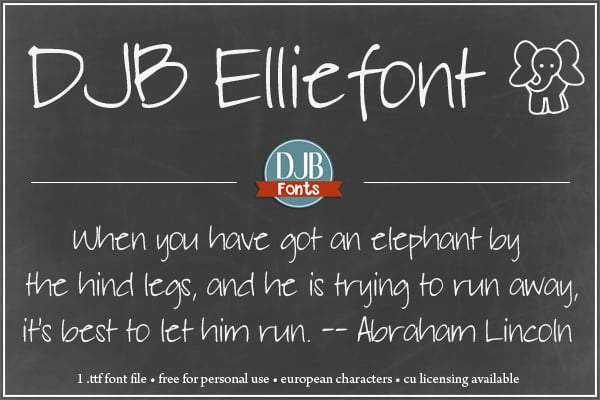 Djbfonts Elliephont2a