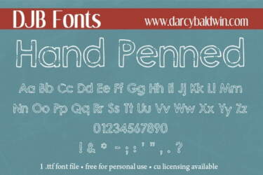 Djbfonts Handpenned2
