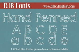 Djbfonts Handpenned3