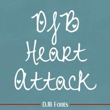 Djbfonts Heartattack