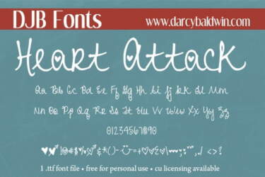 Djbfonts Heartattack3