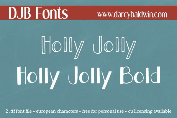 Djbfonts Hollyjolly2