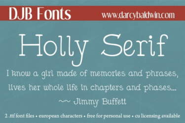 Djbfonts Hollyserif2