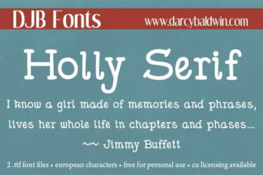 Djbfonts Hollyserif2a