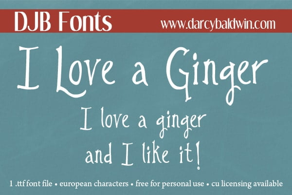 Djbfonts Ginger5