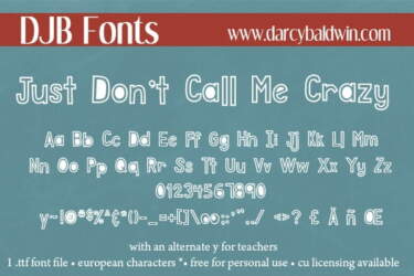 Djbfonts Crazy 3