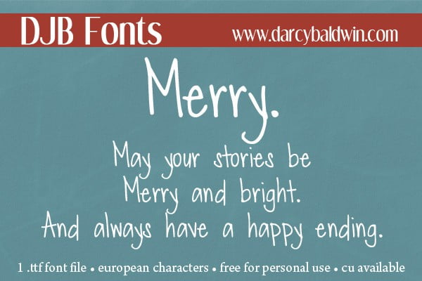 Djbfonts Merry3