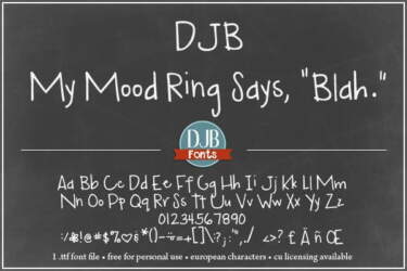 Djbfonts Mymoodring3