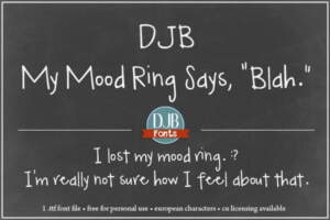 Djbfonts Mymoodring4