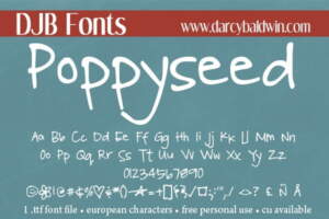 Djbfonts Poppyseed3