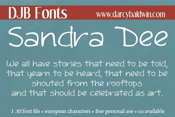 Djbfonts Sandradee2