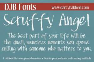 Djbfonts Scruffyangel2
