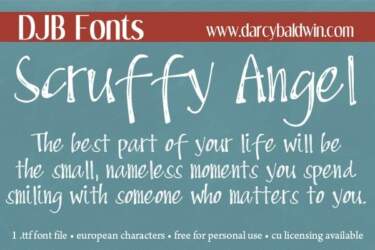 Djbfonts Scruffyangel2