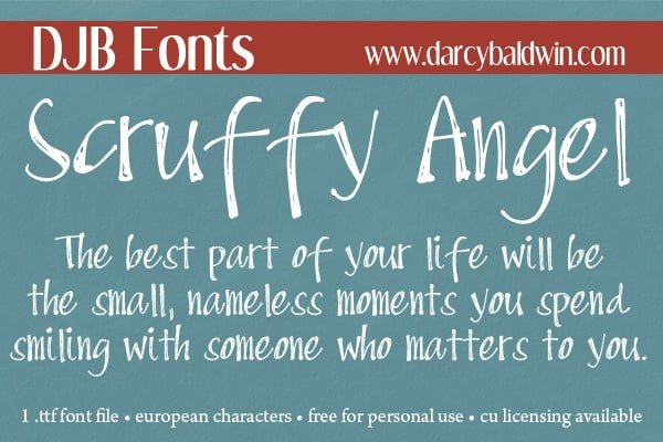 Djbfonts Scruffyangel2