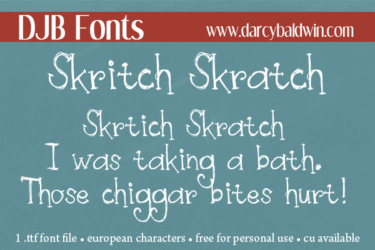 Djbfonts Skritchskratch