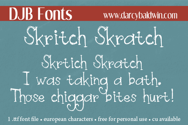 Djbfonts Skritchskratch