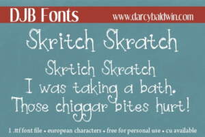 Djbfonts Skritchskratch3