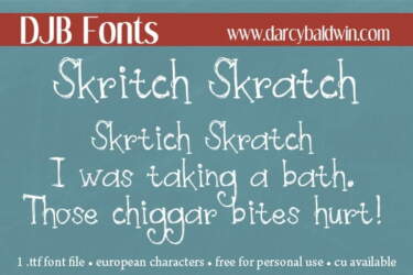 Djbfonts Skritchskratch3