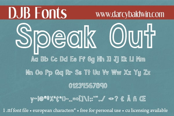 Djbfonts Speakout3