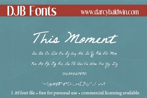 Djbfonts Thismoment2