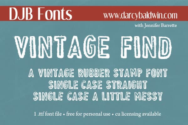 Djbfonts Vintagefind6