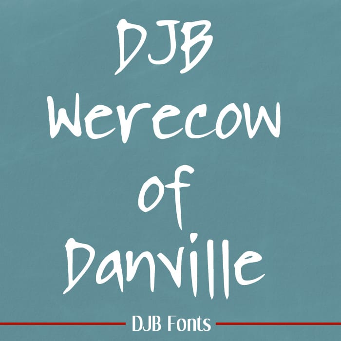 Djbfonts Werecow2